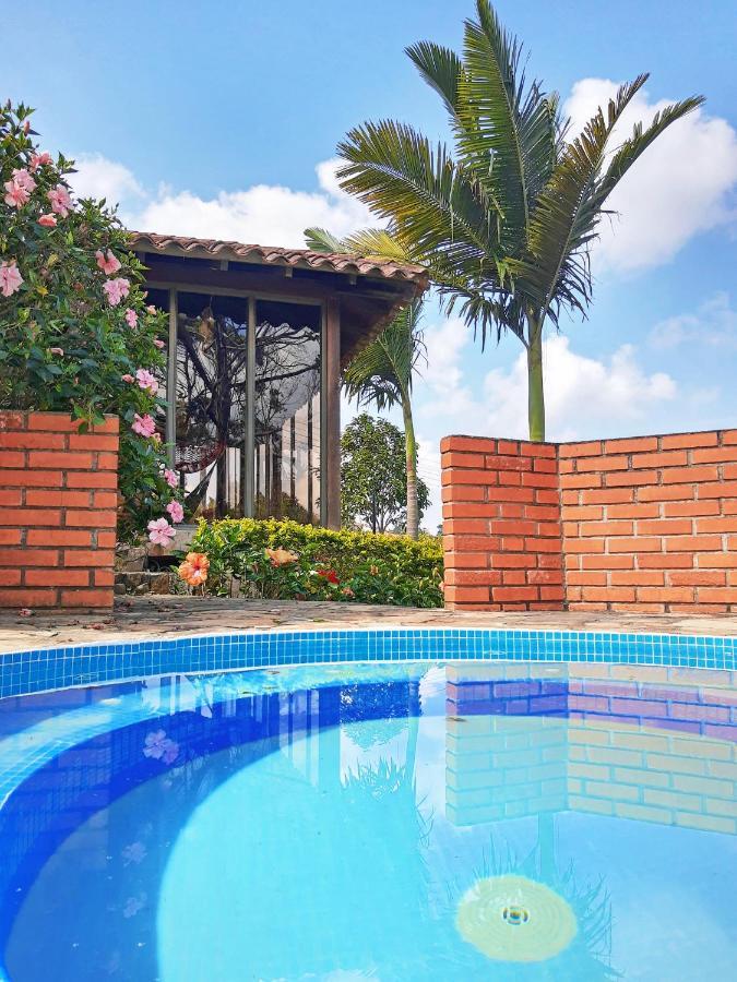 Casa Campestre Frente Acuarela -Mesa De Los Santos La Granja Exteriör bild